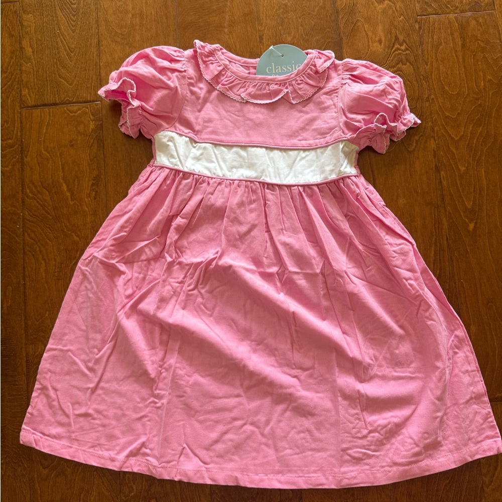 NWT Size 7 Classic Whimsy Pink Corduroy Dress